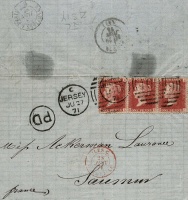 Letter to Saumur, 1871