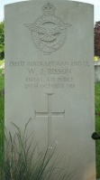 Walter John Bisson, Cambridge City Cemetery, England