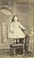 An 1870 portrait of a young girl