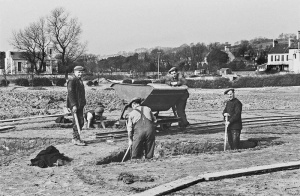 Work on creating the park in 1936