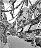 King Street decorated for the coronation in 1937