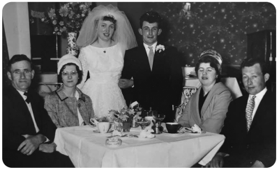 The wedding of David Queree and Doreen Emma Le Gros