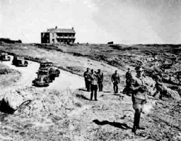 An inspection by General Stulpnagel, German military commander of France