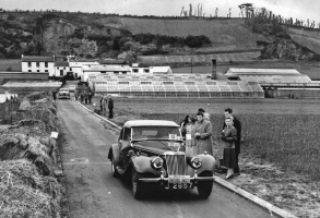 1958 Daffodil Rally at Les Maltieres, Grouville, an altogether more sedate event than today's rally (from an Evening Post newspaper cutting)
