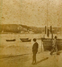 Described as St Aubin's Bay, but it looks to us like St Brelade's Bay