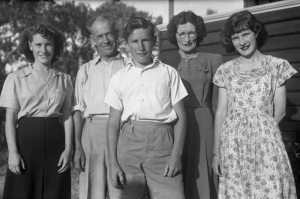 Judith, Ken, John, Evelyn and EdnaTostevin