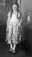 Freda Nicolle, aged 7 in 1938