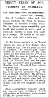 New Zealand Herald, 1926 - Philip Le Quesne's 90th birthday