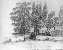 St Clement's well - this is a lavoir rather than a well. It's location has been identified as on the north side of Grande Route de St Clement just east of Rue de Jambard [1]