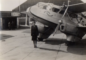 Boarding a Jersey Airways aircraft