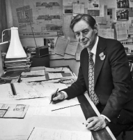 Architect Eric Baker in 1977