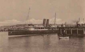 The Roebuck arrives at St Helier