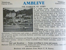 Ambleve Guest House, St Aubin