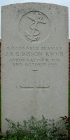 Joshua Richard Charles Bisson, Sunken Road Cemetery, Boisleux-St Marc