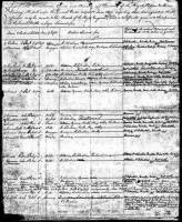 Award Roll showing David Baker's medal