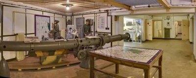 The restored command bunker at Noirmont