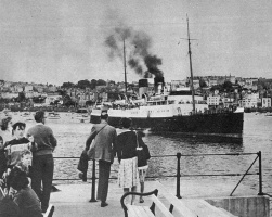 Isle of Guernsey in St Peter Port Harbour