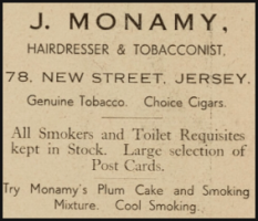 1935 advert in the Jersey Leader