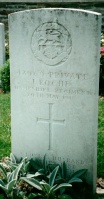 The grave of Great War casualty John Roche at Le Vertannoy British Cemetery, Hinges, near Bethune