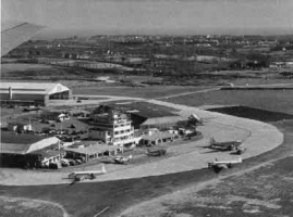 An aerial view from 1955