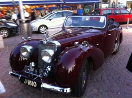 The third Triumph Roadster on show at the 30th Anniversary event held in 2011 as part of the Branchage Film Festival, where many of the original cast and the series creator Robert Banks Stewart were reunited to celebrate Bergerac