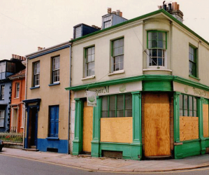 Junction with St Saviour's Road in 1990