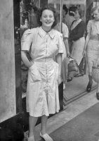 Nancy Girard, in front of King Street shop Jersey House, where she worked
