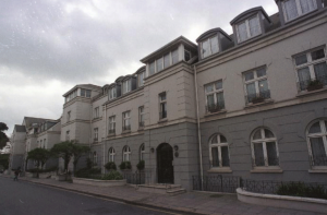 Keith Baal Gardens were built on the site of the former Ritz Hotel