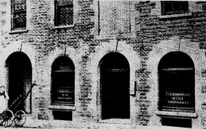 C Le Monnier and Co, wine and spirits merchants established in 1835, picture from 1896