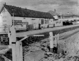 The disused Beaumont station after the line closed