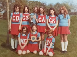 Netball team in 1973