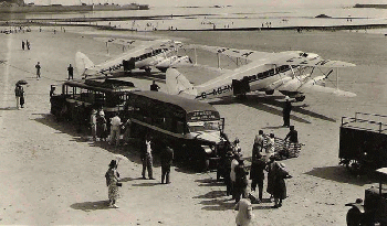 Booking office and waiting room
