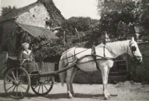 Lilian le Gros (1844-1977), daughter of Francis and Louisa Ann, nee Copp, in Normandy in 1951