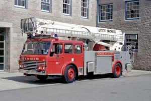 A Dennis fire engine in 1990