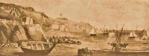 The harbour in 1770