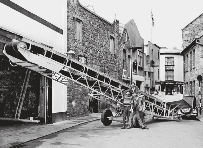 Conveyor belt for P Le Sueur and Sons, coal merchant, in 1963