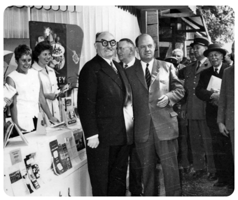 Senator Dupre at a tourism promotion in France in the 1970s