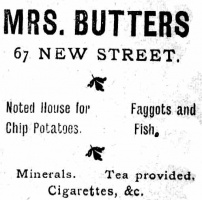 Fish and chips in 1911