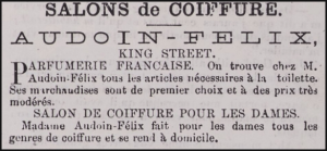 It is believed that Felix Audion was at No 13 in 1873 with Guillaume