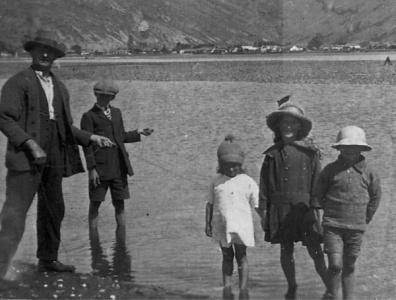 John William Messervy and four of his children