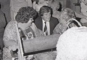 1978 - with Coronation Street actor William Roach (Ken Barlow)