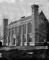 Victoria College in 1853, three years after it opened and probably the oldest surviving photograph