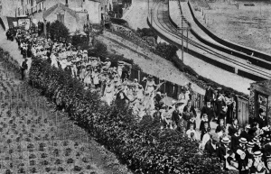 Coronation parade at Gorey
