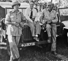 Edward Henry Le Brocq (left), later to be Jersey's first chief of police, during service in India