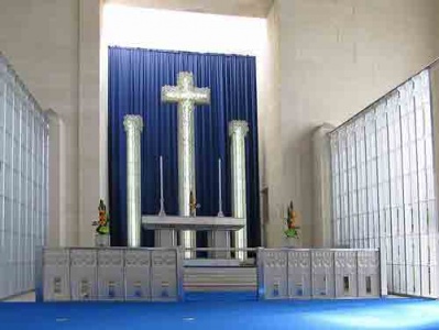 Inside the church
