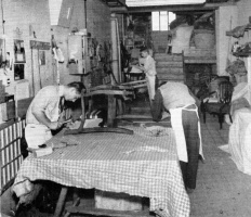 Upholstery department