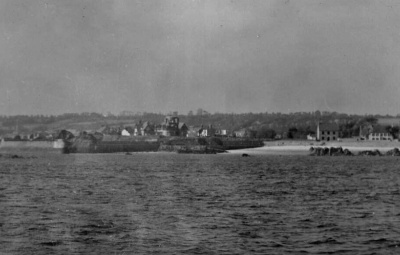 La Rocque from the sea