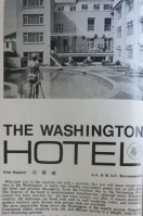 Washington Hotel 1970 advert