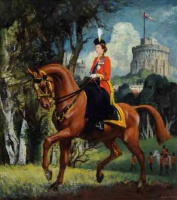 The Queen at Windsor; James Bateman