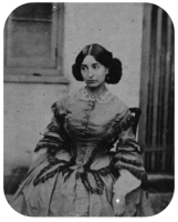 Adele Hugo in 1854